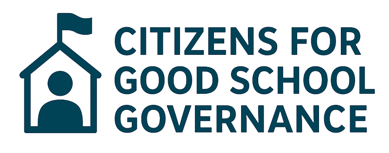 citizens for good school governance logo